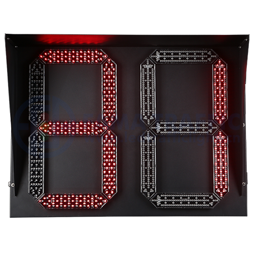 800x600мм Екі таңбалы екі түсті трафикті кері санау құралы