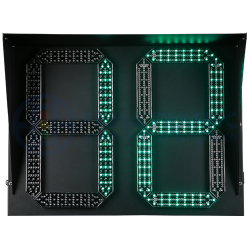 800x600мм Екі таңбалы екі түсті трафикті кері санау құралы