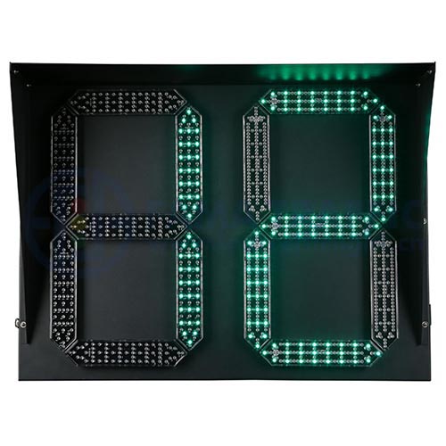 800x600мм Екі таңбалы екі түсті трафикті кері санау құралы