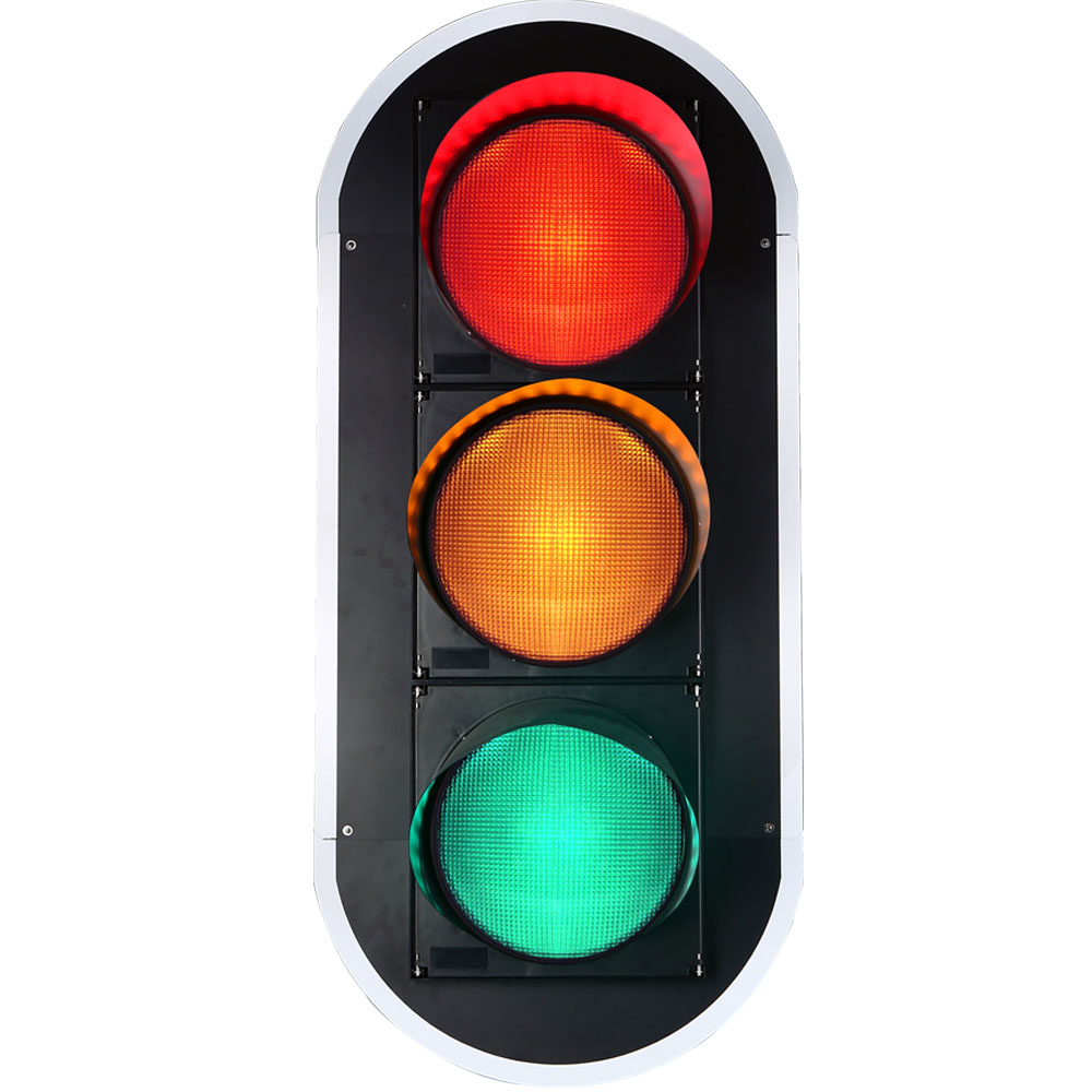 Жоғары ағынды қызыл/сары/жасыл толық шарлы бағдаршам