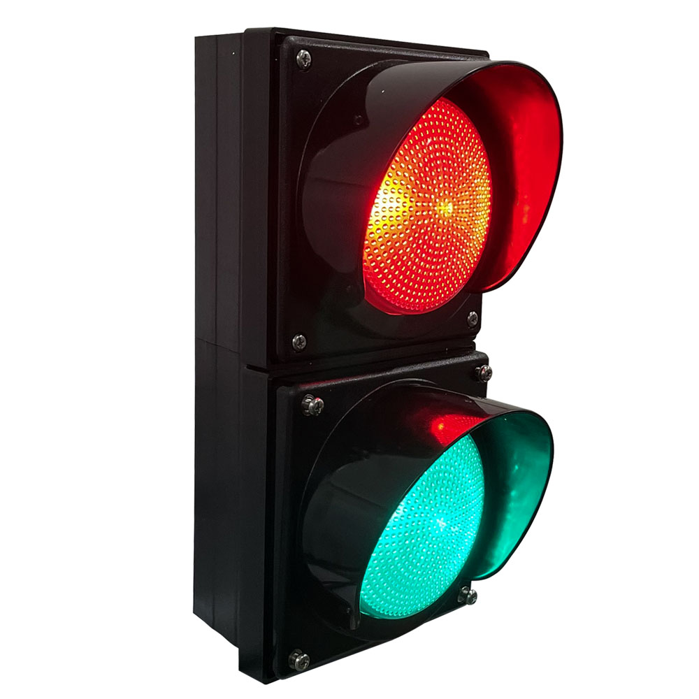 Жоғары ағынды қызыл/жасыл толық шарлы бағдаршам (екі бірлік)