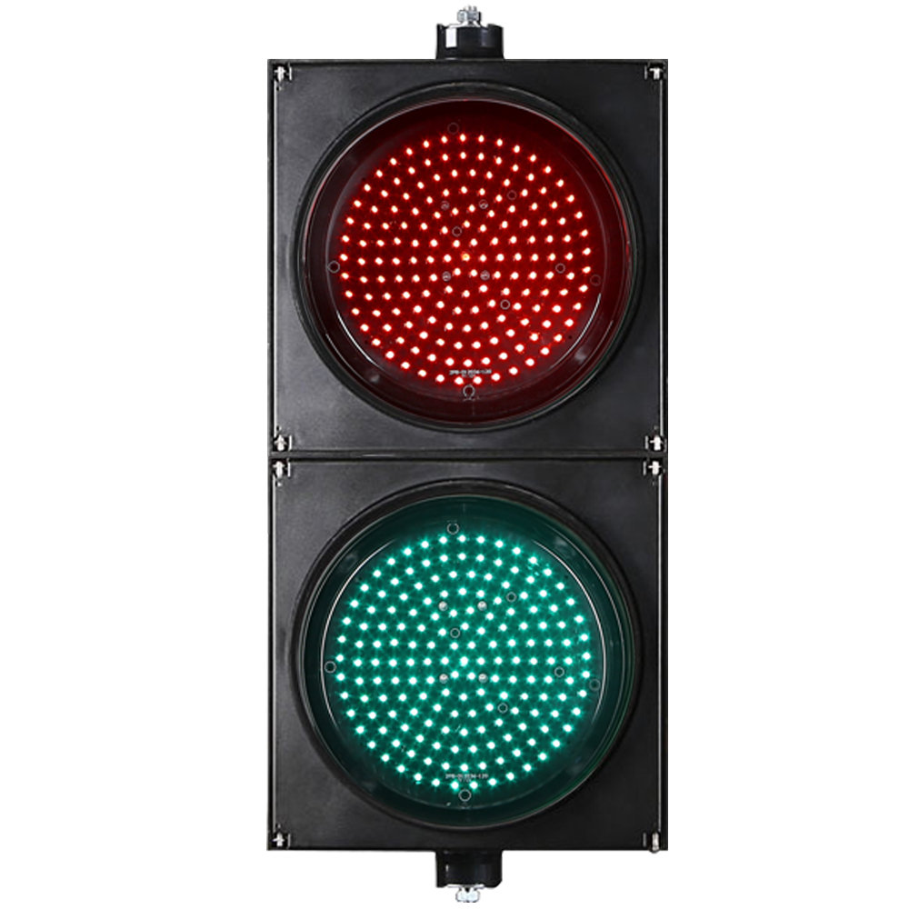 Қуаты төмен қызыл/жасыл толық шарды бағдаршам (екі бірлік)