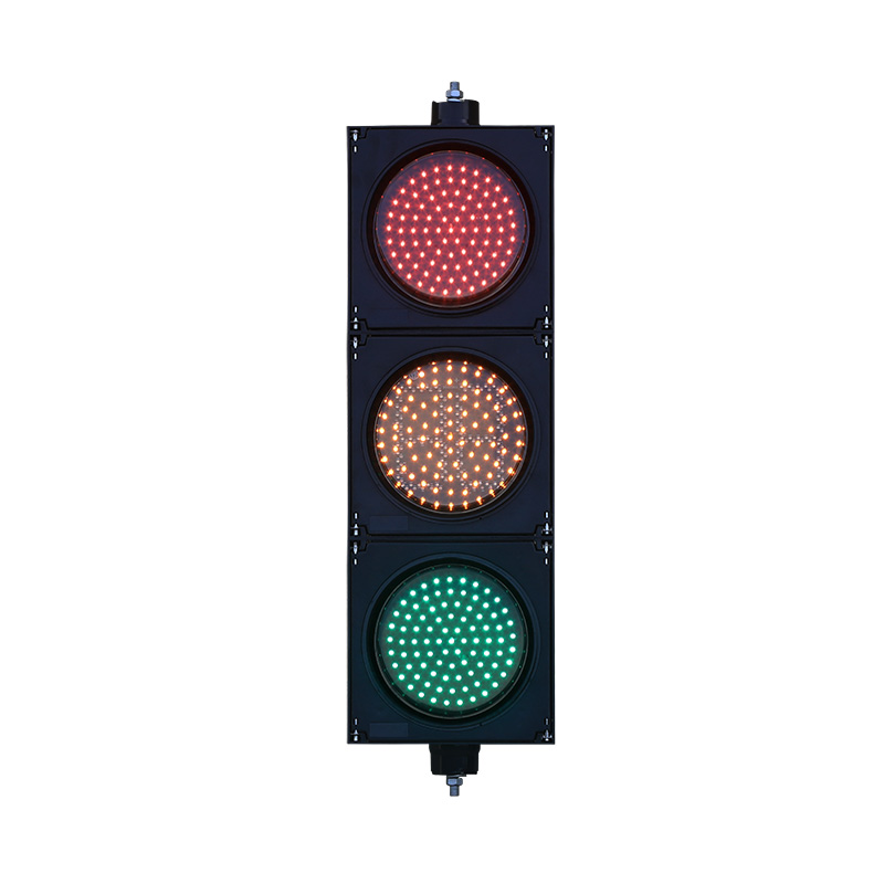 Кері санақ таймері бар төмен қуатты қызыл/сары/жасыл толық шарлы бағдаршам