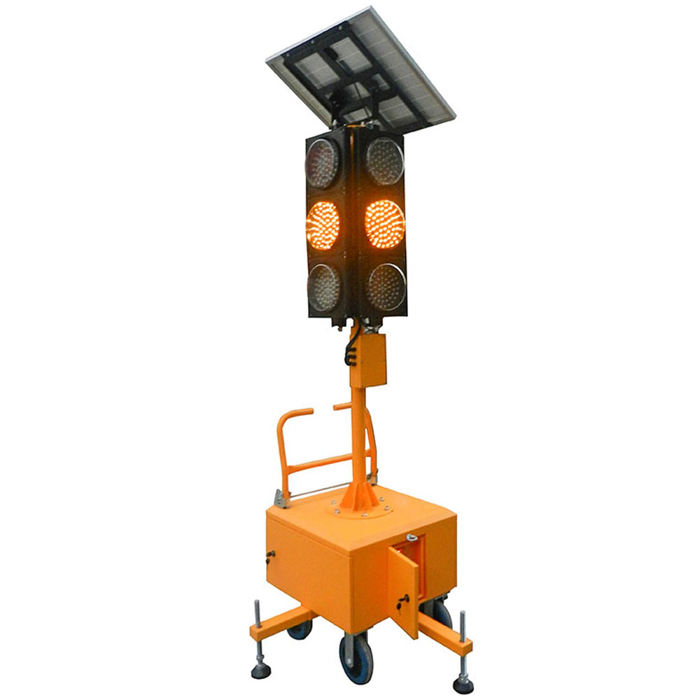 Күннен қуат алатын мобильді біріктірілген бағдаршам