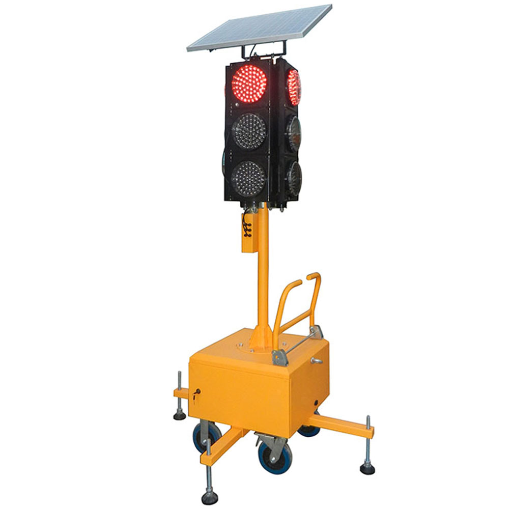 Күннен қуат алатын мобильді біріктірілген бағдаршам