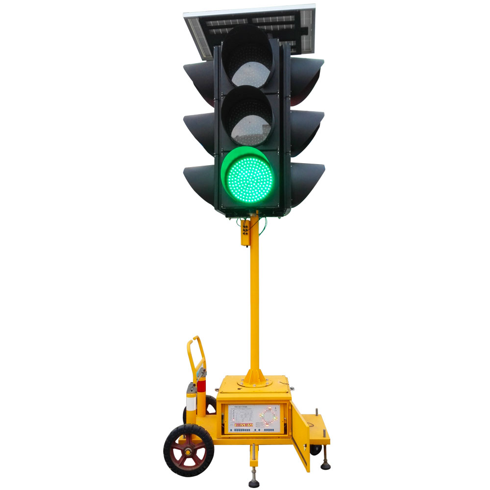 Күннен қуат алатын мобильді біріктірілген бағдаршам