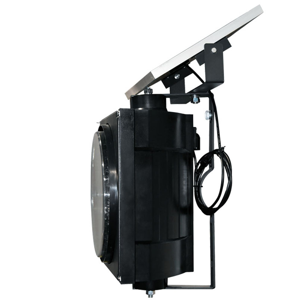 Күн энергиясымен жұмыс істейтін сары жыпылықтайтын шам