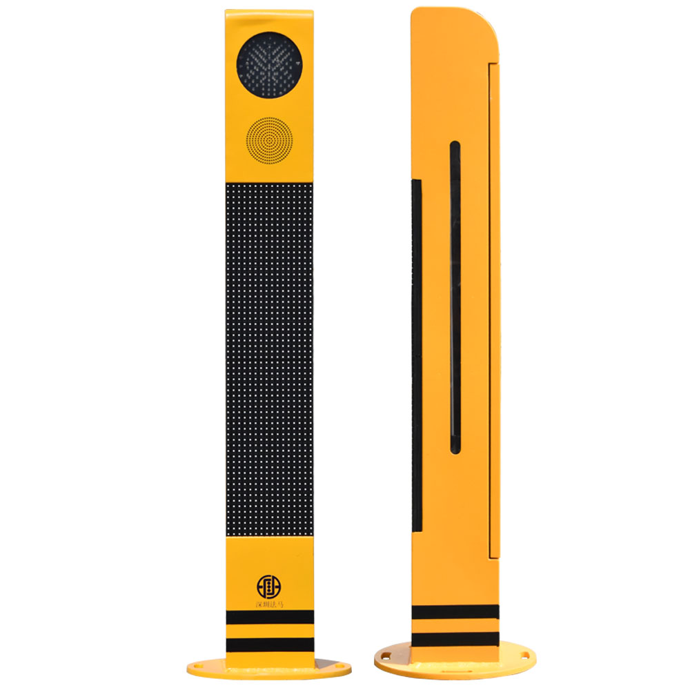 Модульдік экраны бар жаяу жүргіншілерге арналған жарық бағанасы