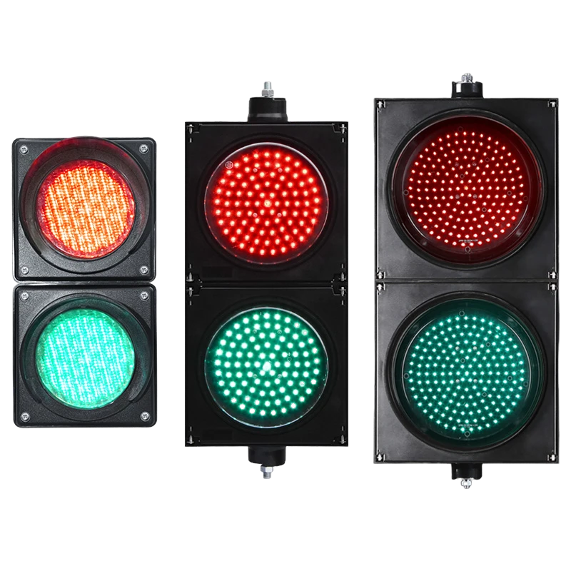 Қуаты төмен қызыл/жасыл толық шарды бағдаршам (екі бірлік)